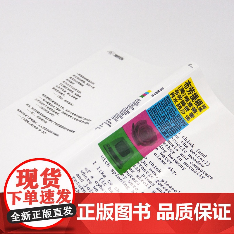 新民说·布劳提根诗选 理查德·布劳提根 译者 肖水 陈汐 广西师范大学出版社 正版书籍高清大图