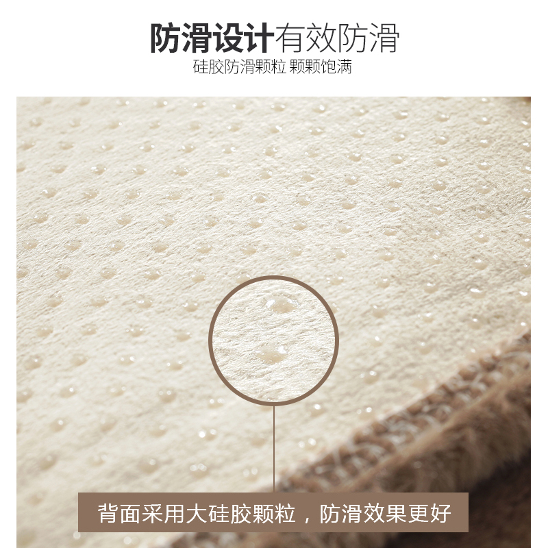 美帮汇椅垫四季通用学生厚软家用薄款套罩办公室坐垫冬季毛绒椅子套兔毛高清大图
