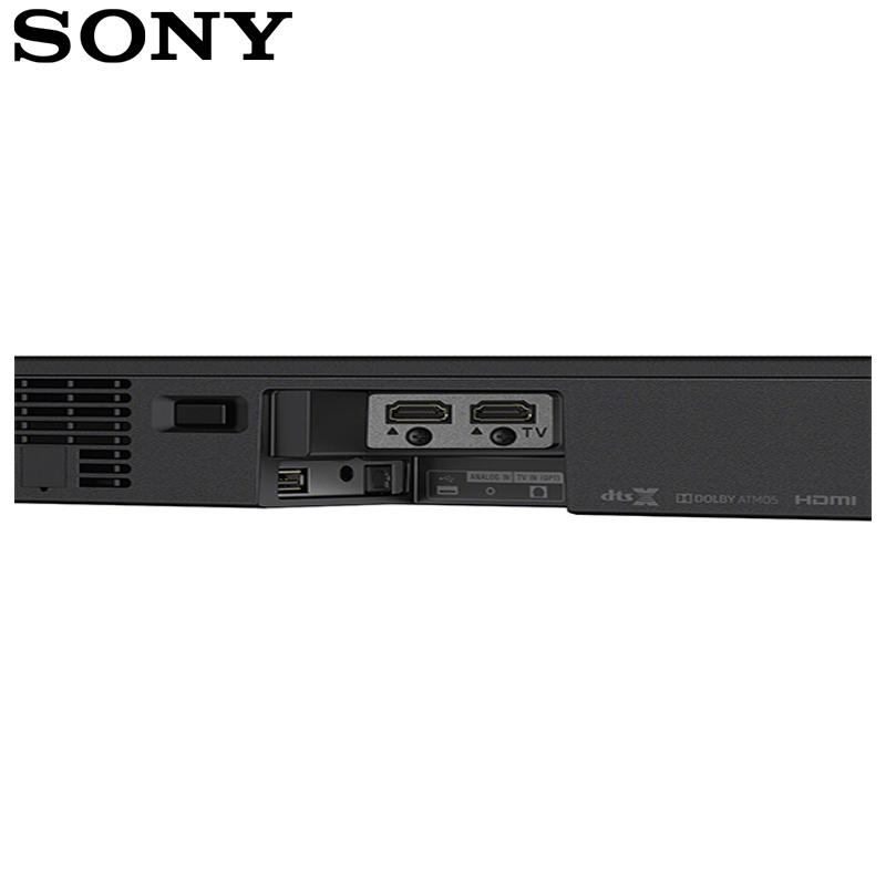 索尼(SONY) HT-X9000F 支持杜比全景声 7.1.2环绕效果 4K HDR 蓝牙 无线低音炮 黑色