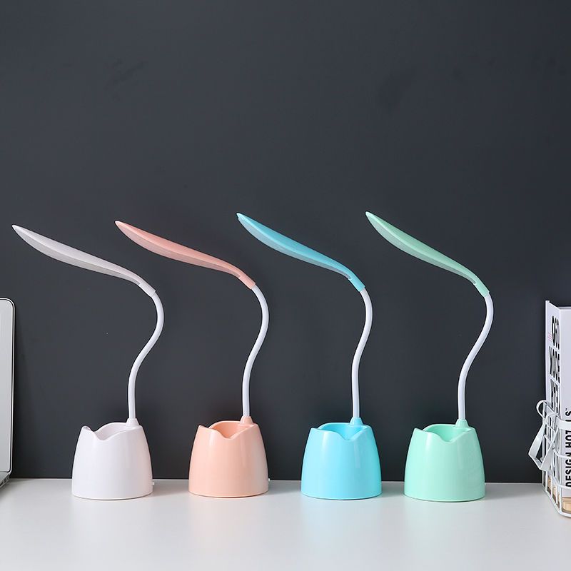 台灯护眼usb可充电可插电usb台灯小夜灯笔筒台灯手机支架台灯迷你小夜