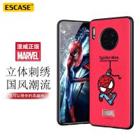 ESCASE 华为mate30手机壳硅胶保护套全包防摔卡通动漫个性布艺刺绣网红潮牌保护壳漫威正版红色蜘蛛侠