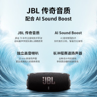JBL CHARGE6 音乐冲击波六代 便携式蓝牙音箱+低音炮 AI音效增强 户外防尘防水 桌面音响 深空黑（TT）
