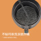 奥克斯(AUX)空气炸锅6001M蓝色机械款家用多功能7L容量电炸锅自动无油烟烘焙迷你烤箱薯条机不沾烤架易清洗无烟炸锅