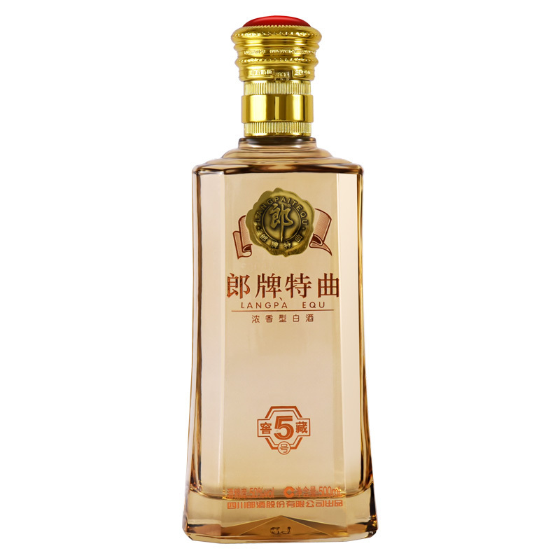 郎酒 郎牌特曲窖藏5号 50度 高度浓香型白酒 500ml 整箱装
