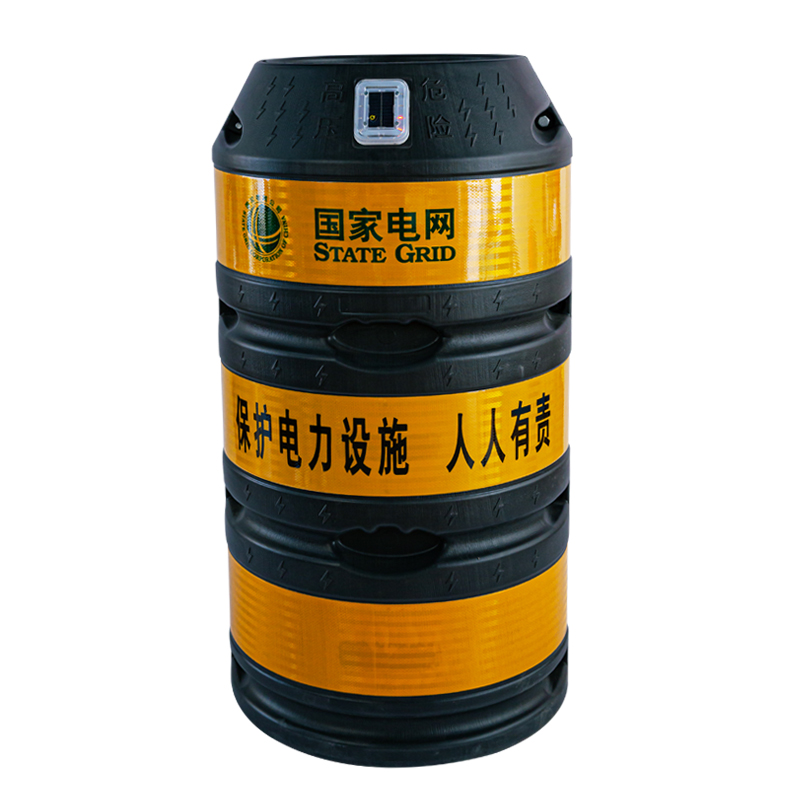 任兴 RX-D005 太阳能警示防撞桶(计价单位:个)黑黄色