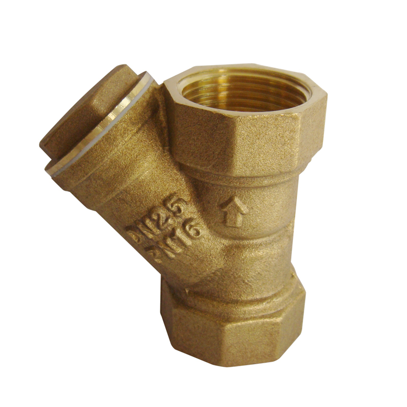 企购优品 黄铜过滤器 过滤阀 Y型水管过滤器 水质过滤器 6分DN20