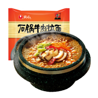 农心辣白菜辛拉面 石锅牛肉拉面浓浓香香组合 韩式拉面 煮面 方便面