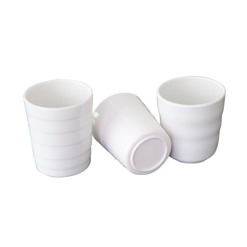 顺心优 耐高温密胺水杯 口杯 小茶杯 7.7*8.2cm/个高清大图