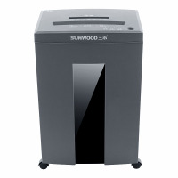 三木(SUNWOOD)碎纸机 商用大功率德国5级保密 文件粉碎机家用静音碎纸机 办公双入口可碎光盘卡片S18