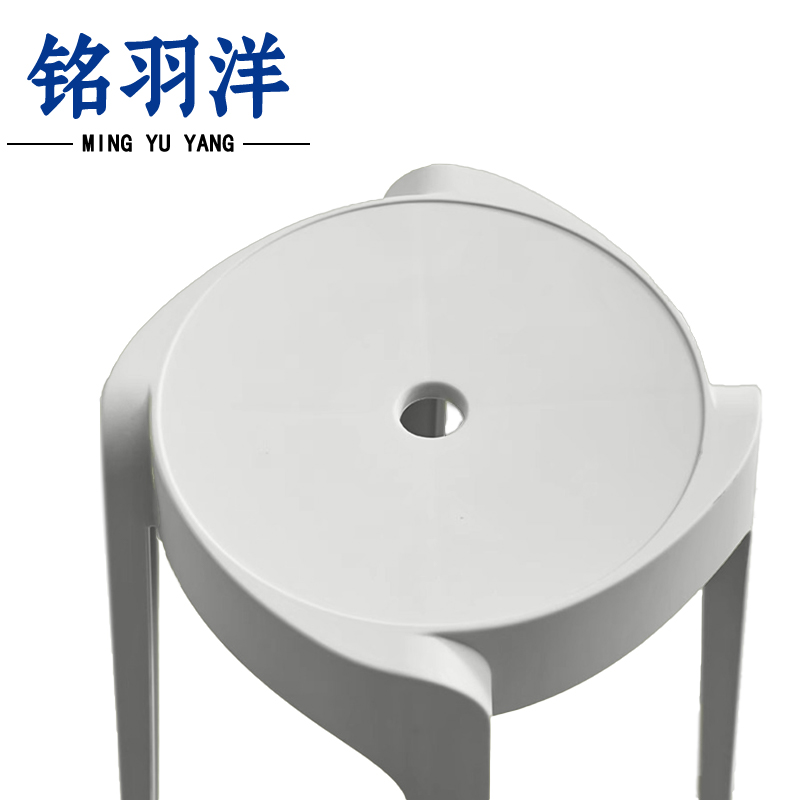 铭羽洋矮凳灰色25*30*30cm个高清大图