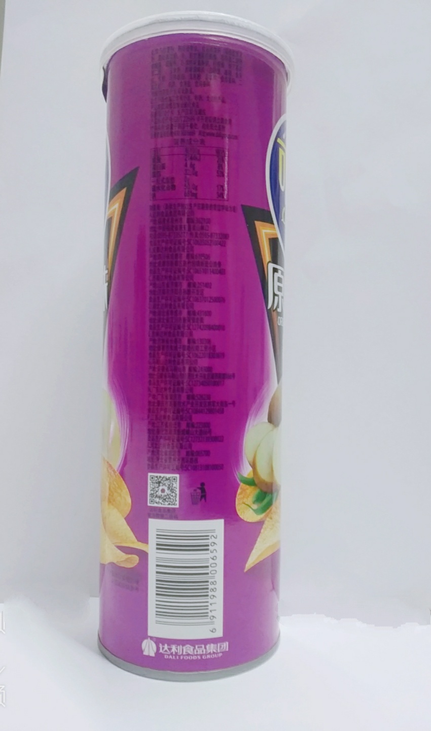 可比克 薯片105g*1罐混合口味高清大图