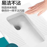 箭牌官方旗舰店大便器冲水箱套装便池蹲坑式家用蹲坑式防臭便盆卫生间防臭大便器蹲便器确保正品假一赔十