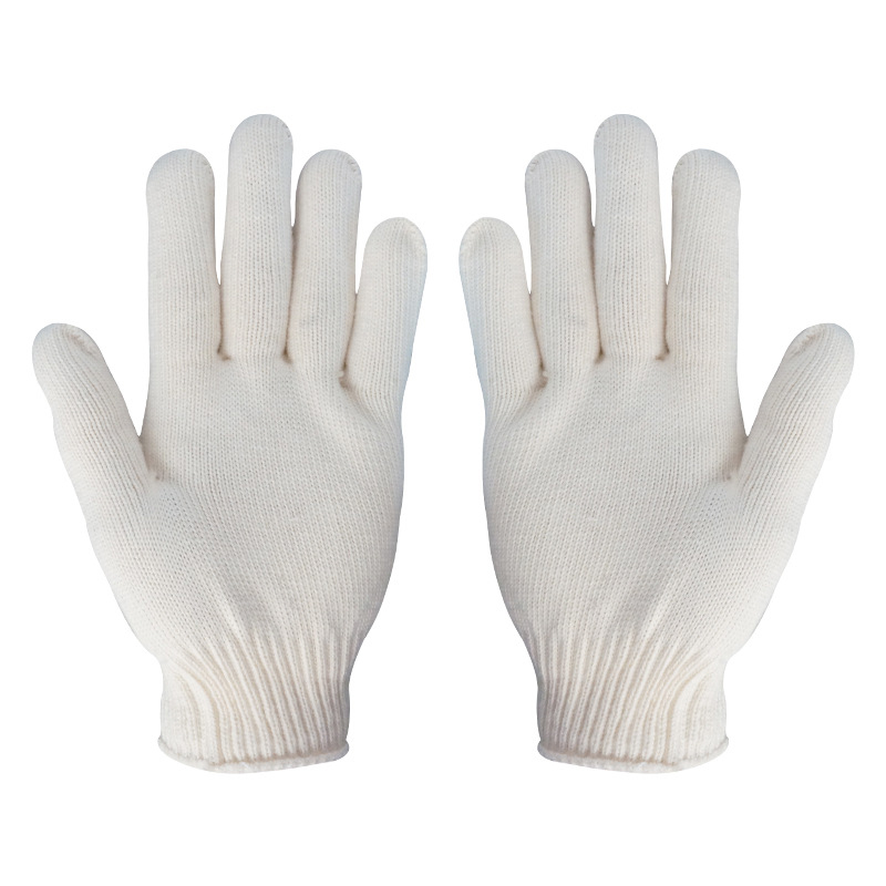 翌嘉YJ5121713纯棉线手套十针加密耐磨棉纱手套(12双)