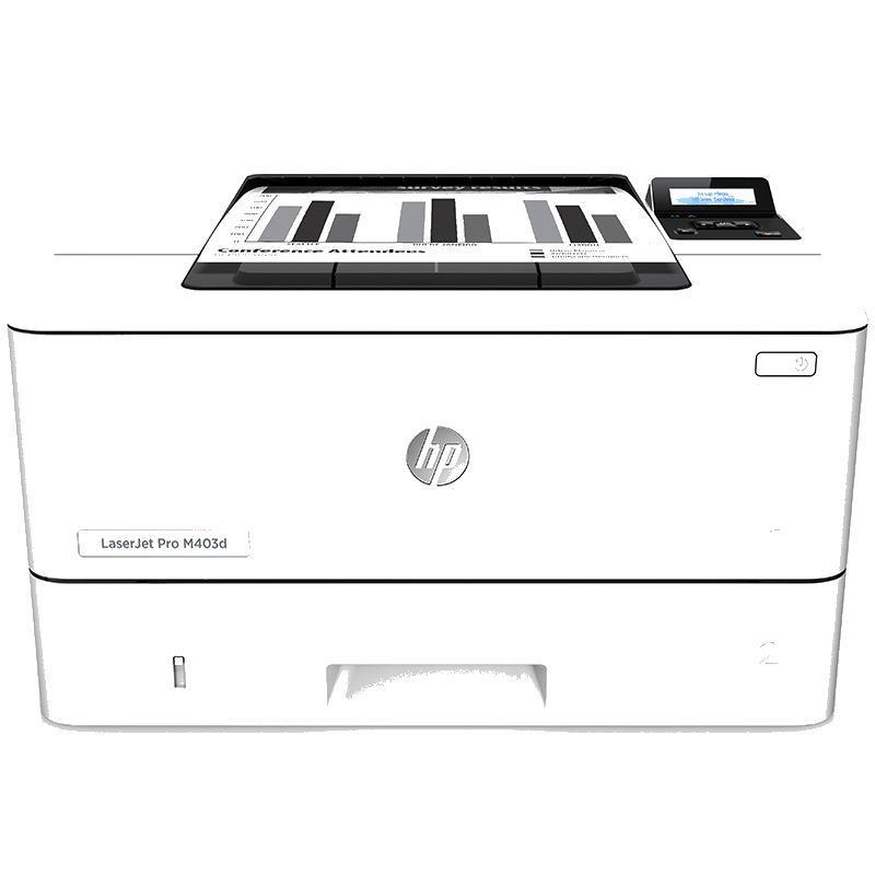 惠普HP LaserJet Pro M403d A4黑白激光打印机自动双面打印机惠普打印机 替M401D 套餐三