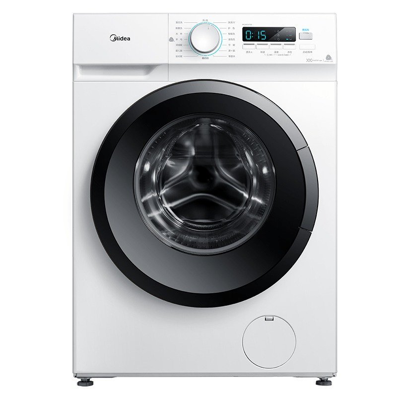 midea美的8公斤kg变频滚筒洗衣机全自动家用大容量巴士洗自编程洗涤多