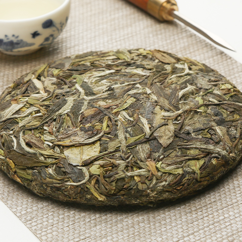 中闽与恩精选花香型2025明前原料白牡丹茶饼正宗福鼎老白茶300g高清大图