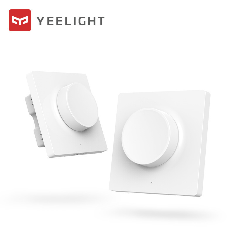 Yeelight 智能调光开关免安装旋钮按压多功能客厅卧室智能吸顶灯餐厅吊灯调光调色智能