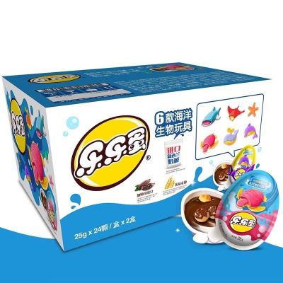 星球杯 乐乐蛋【海洋生物系列】25g*12个