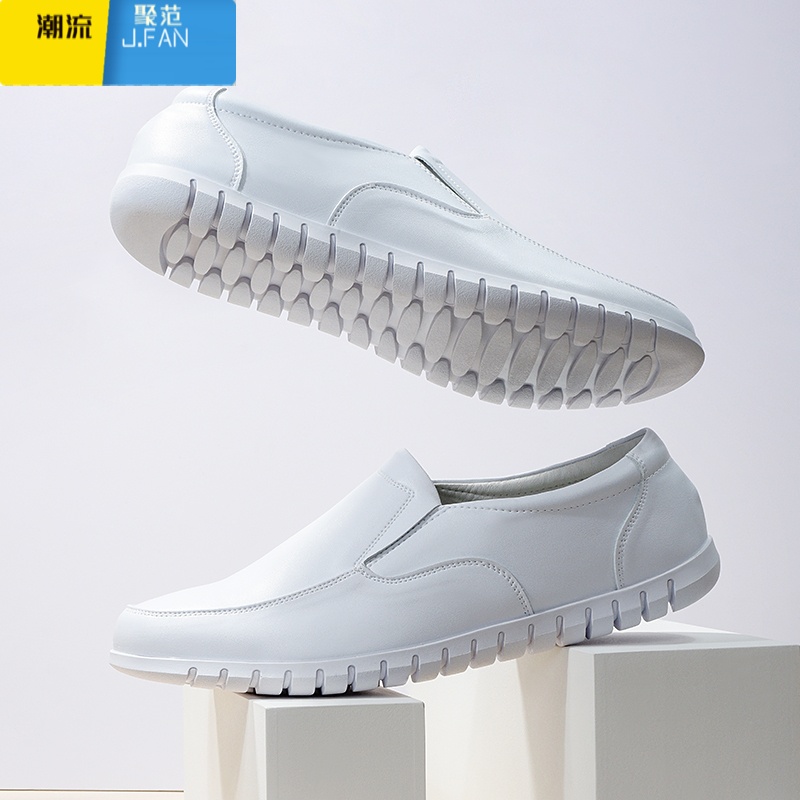 聚范护士鞋男款软底舒适不累脚舒适防滑平底大码医护鞋高清大图