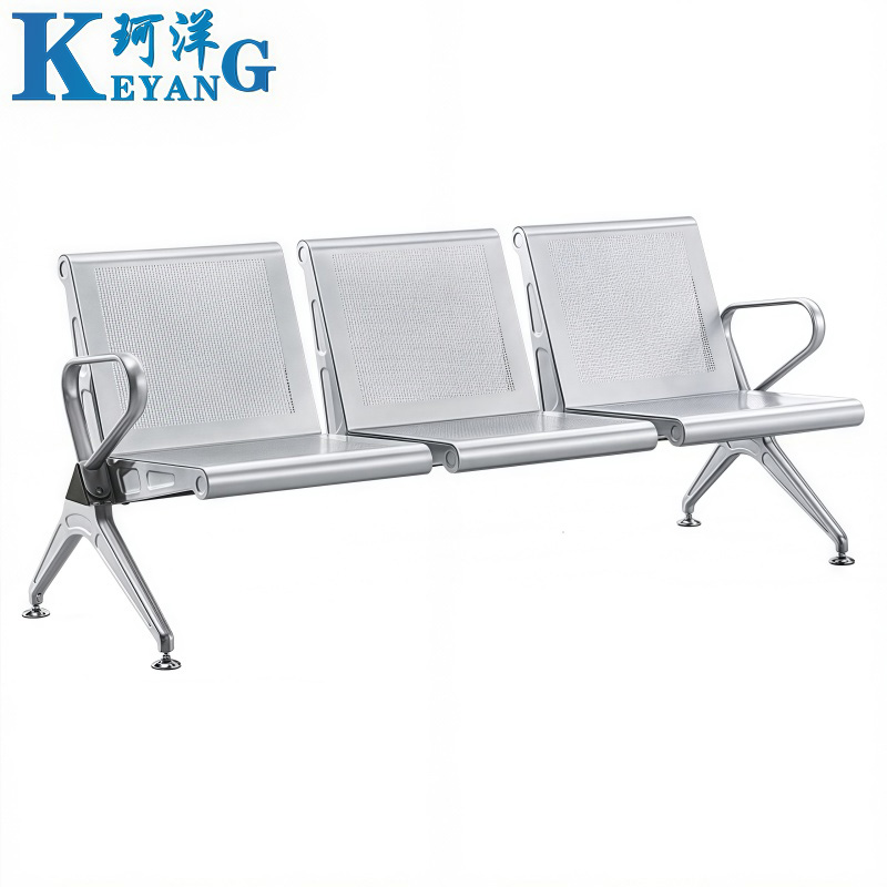 珂洋 不锈钢等候椅 三人位 张高清大图