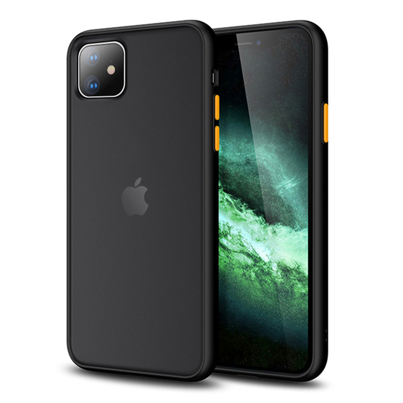可波 [壳+膜]苹果11/12promax手机壳12pro软边全包iPhone11保护套全包mini磨砂防摔轻薄简约个性高清大图