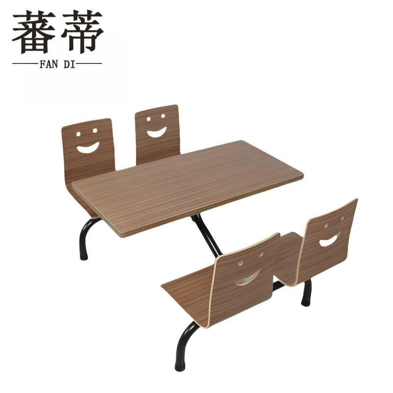 蕃蒂快餐桌120*60*75套高清大图