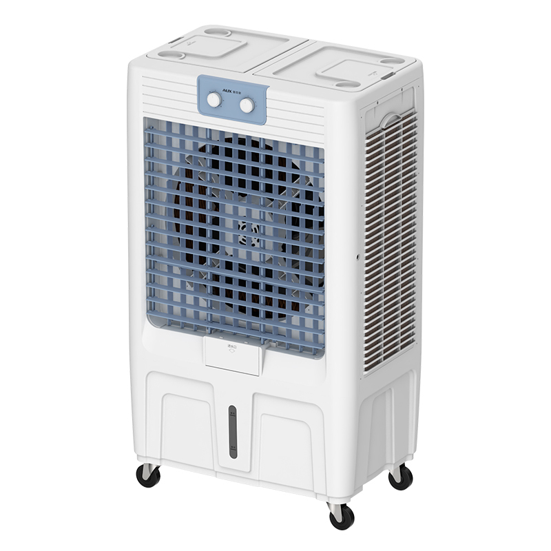 奥克斯水冷工业空调扇冷风扇冷风机遥控移动型蒸发式 可上加水加冰晶