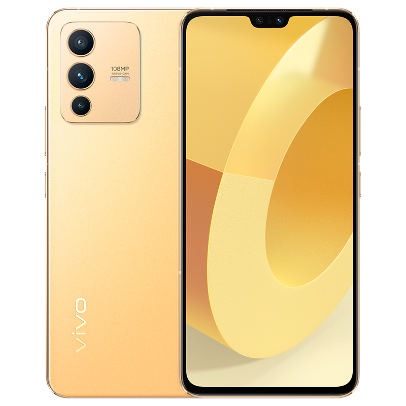 vivo S12 8GB+128GB 暖金 极致变色2.0+游戏BOOST模式+全功能NFC+后置一亿像素超清主摄5G双模新品手机S12