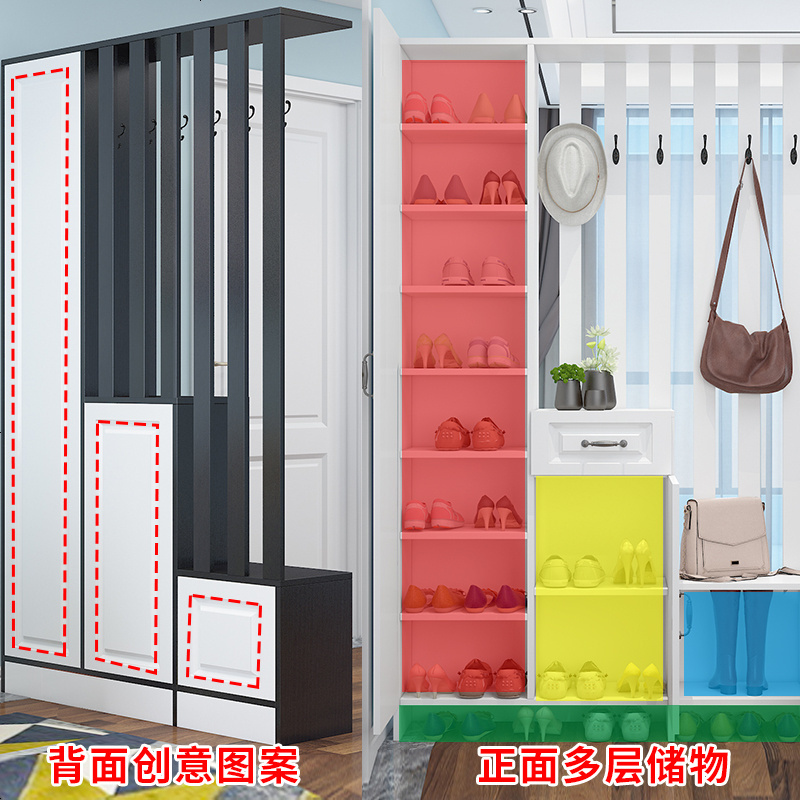北欧进玄关柜客厅隔断鞋柜简约现代小户型屏风柜衣帽厅柜酒柜
