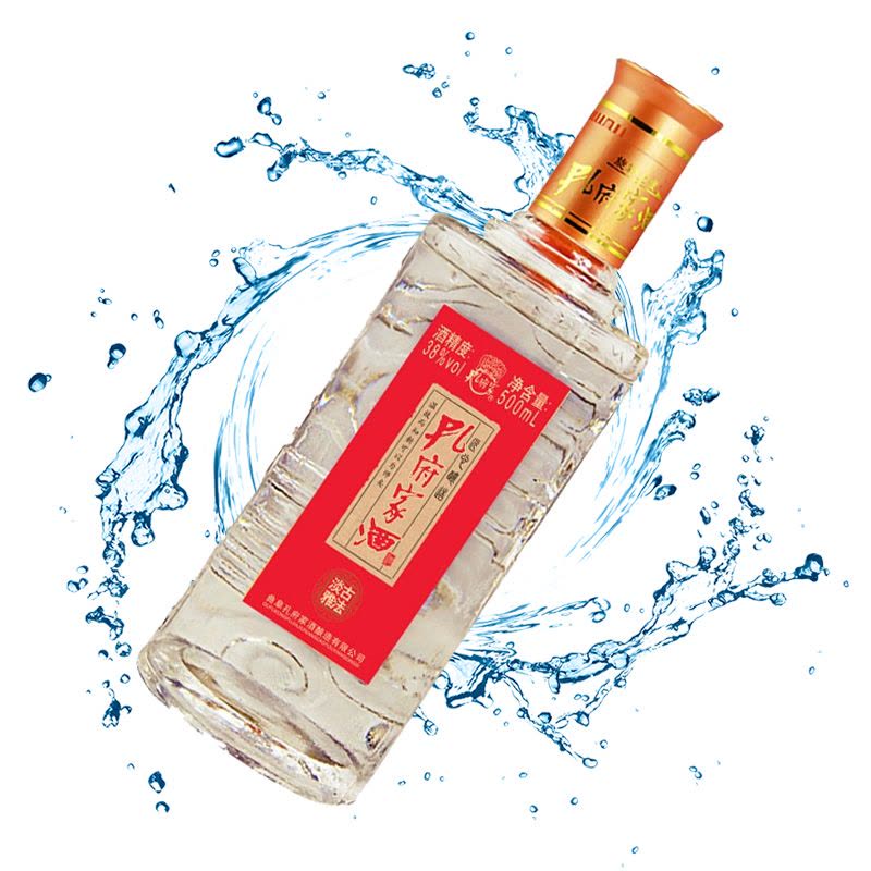 孔府家酒古法淡雅酒38度500ml*6 瓶整箱装山东白酒【价格图片品牌报价