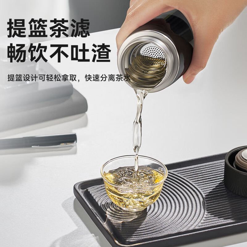 苏泊尔保温杯450ml大容量KCV45DM10(颜色随机)高清大图