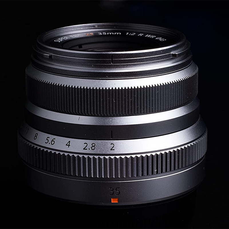 富士(fujifilm) xf35mmf2 x卡口 定焦镜头 f2紧凑型 -银色