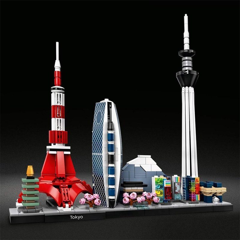 乐高建筑系列东京21051积木拼插玩具12岁以上