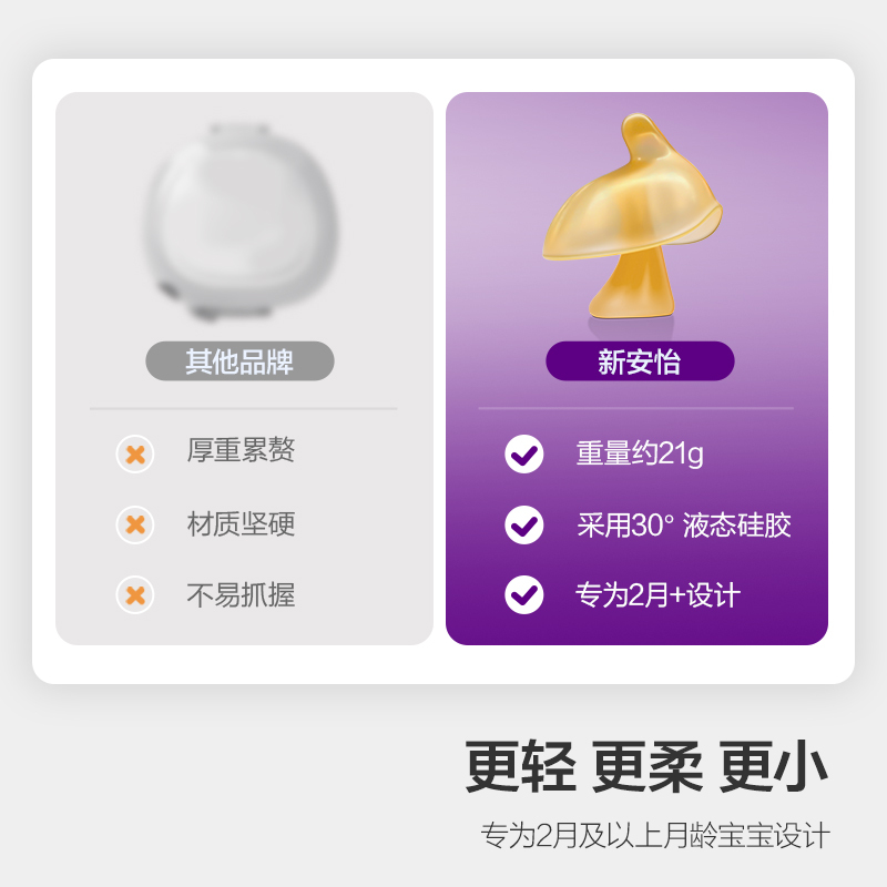 飞利浦新安怡仿生吮指 安抚牙胶