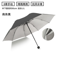 手动钢骨伞架 银胶布 塑料手柄 YF-S2021032 晴雨两用伞