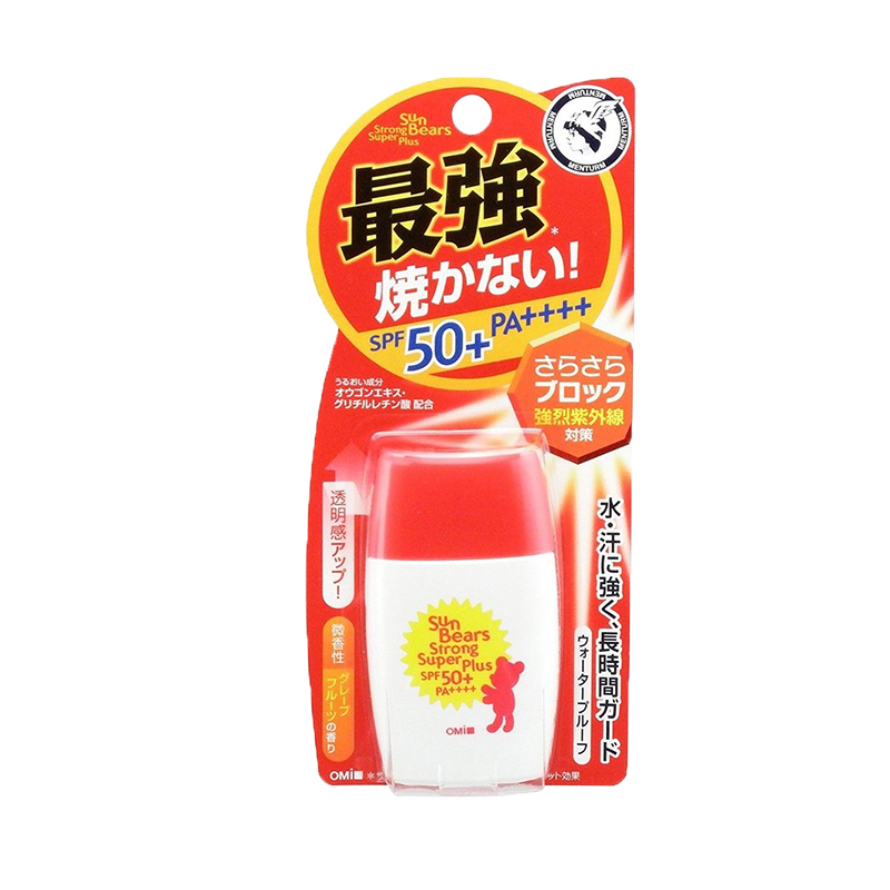 [小小一只便于携带]日本 近江兄弟 小熊防晒霜SPF50+ PA++++ (红色)30g/支
