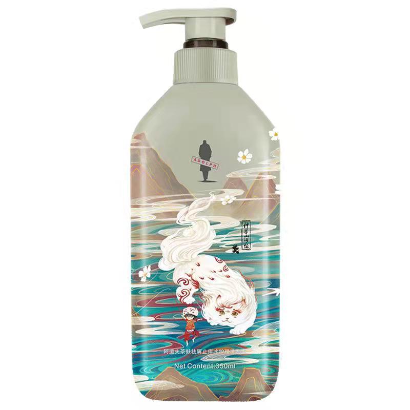 阿道夫 茶麸冰护理专研洗发水(祛屑止痒)350ml-山海经高清大图