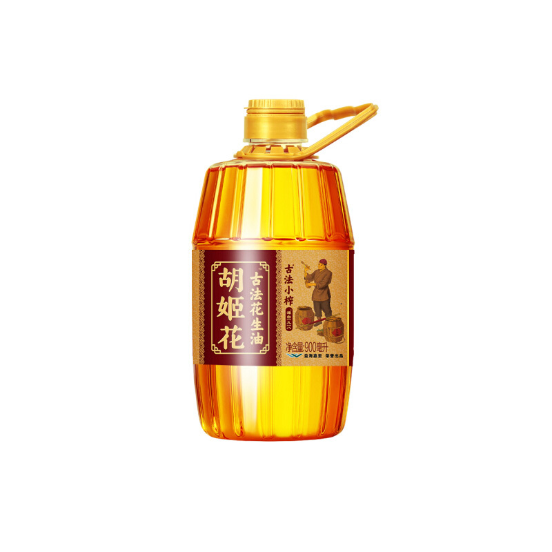 胡姬花古法小榨花生油900ML 花生油