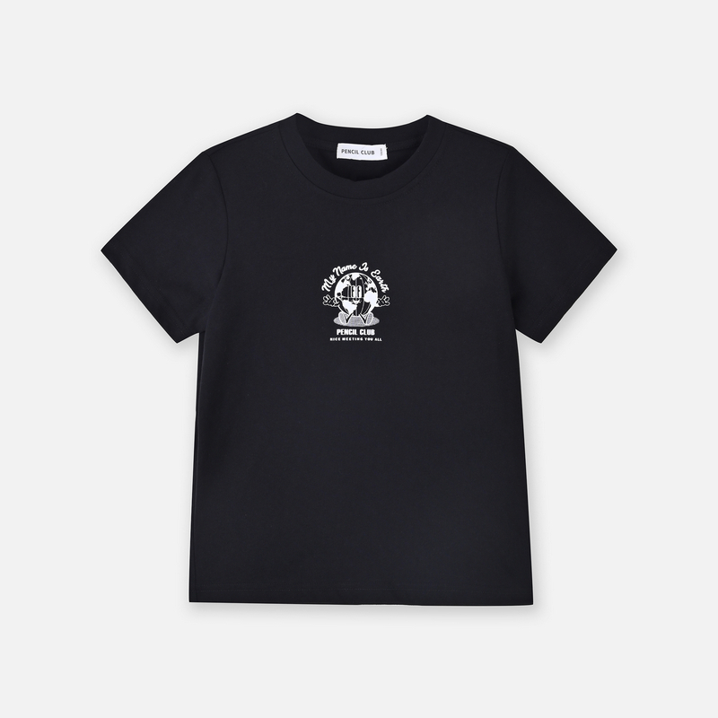 [1件3折]铅笔俱乐部童装2025夏装新款男童t恤儿童休闲上衣中大童印花短袖