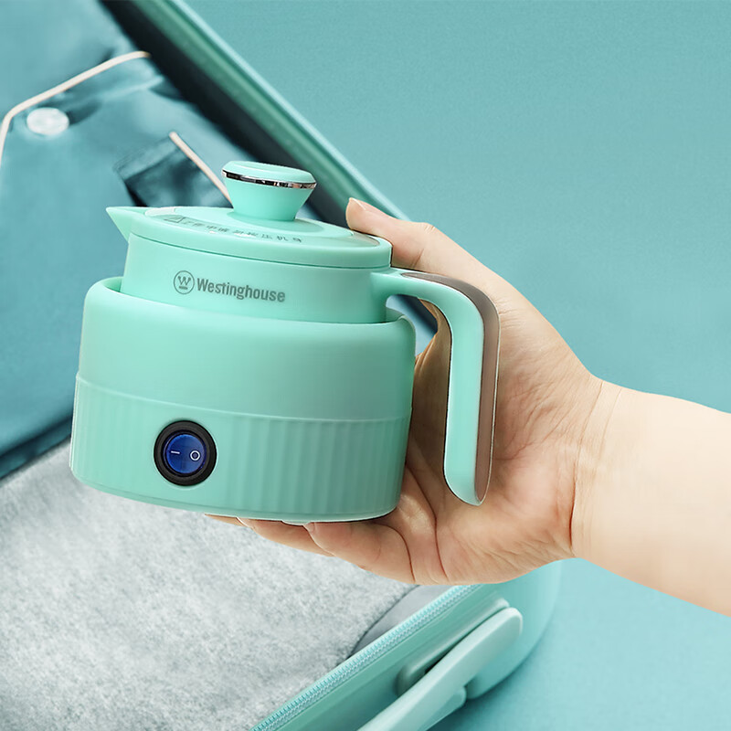 西屋(Westinghouse)电水壶折叠水壶 便携式烧水壶 0.6L WEK-0602高清大图