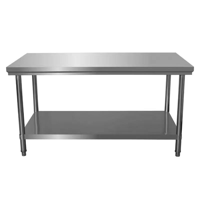 美沐芯品双层工作台1200*500*800mm/个 银色