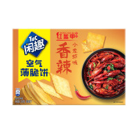 亿滋 闲趣空气薄脆饼香辣小龙虾味300g夜宵下午茶