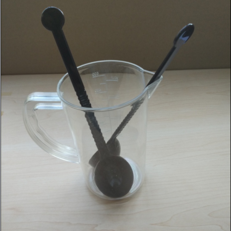 奶茶咖啡量勺 果粉勺搅拌棒烘焙精灵奶粉pp称量勺10克标准长柄勺 10只