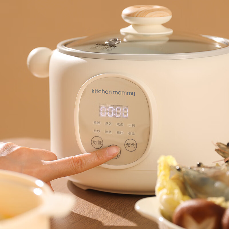 厨创妈咪(kitchen mommy)家用精致电煮锅电炖锅煲汤煮粥神器 KT-ZG-20DN高清大图