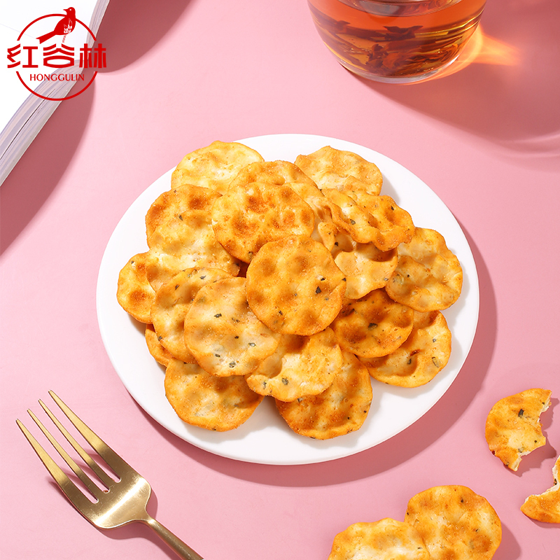 红谷林(HONGGULIN) 花椒小石子饼藤椒味 100g*5袋
