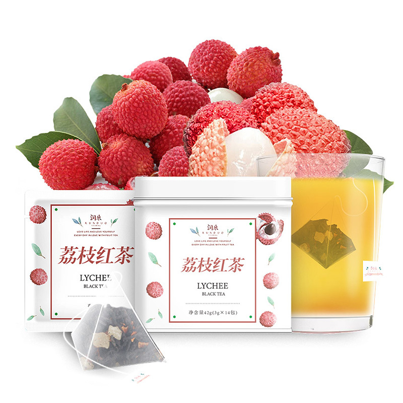 【苏宁超市】荔枝红茶 润朵荔枝味红茶花果茶水果茶组合果茶茶包