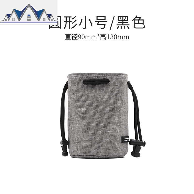 化妆包旅行便携大容量圆桶抽绳包ins风化妆品收纳包手拎包随身袋 三维工匠高清大图