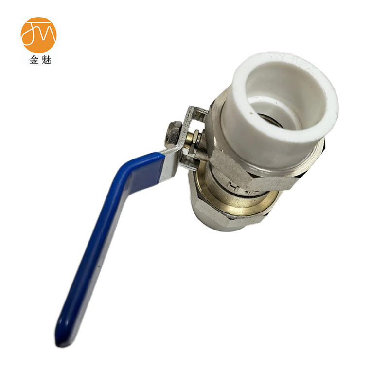 金魅 PPR双活接球阀 DN40 个高清大图