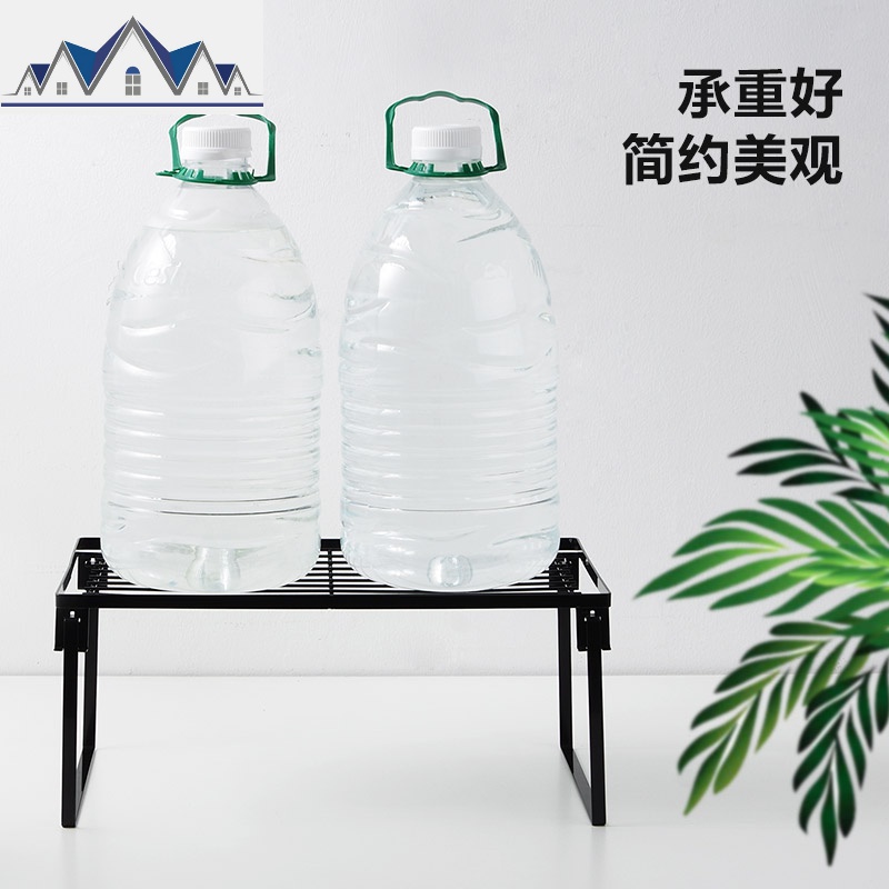 铁艺厨房分层调料置物架可叠加橱柜沥水碗碟架家用浴室用品收纳架 三维工匠高清大图