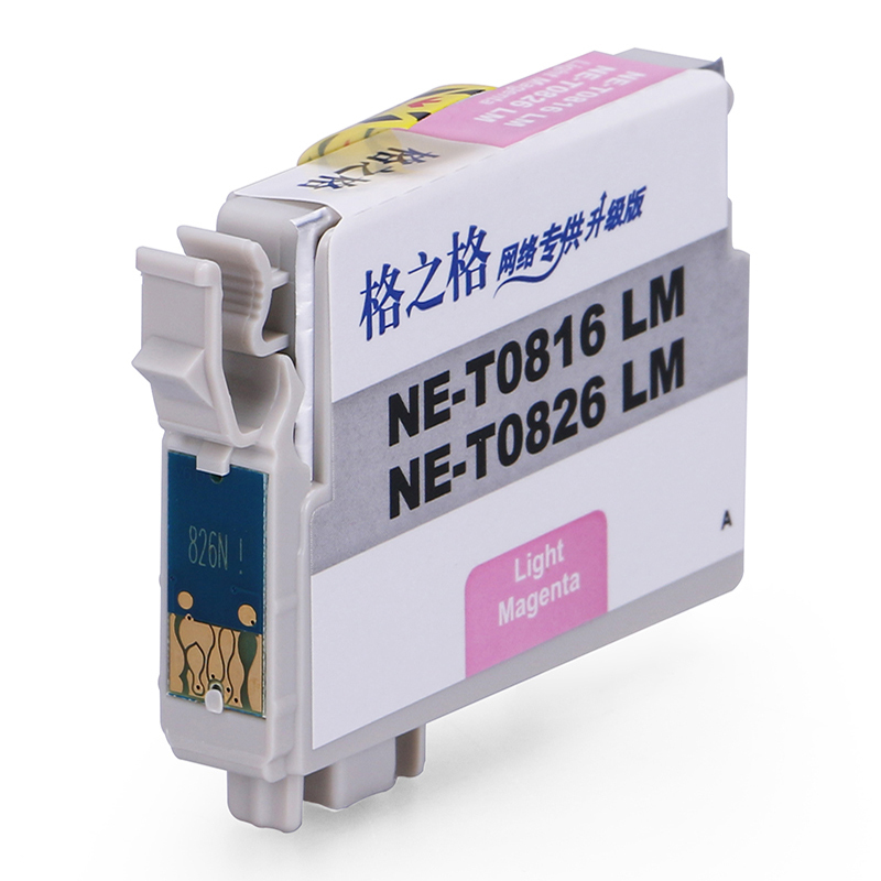 [精选]格之格 T0826LM淡红色墨盒 适用爱普生R270 R290 R390 RX590 RX610 690 82N